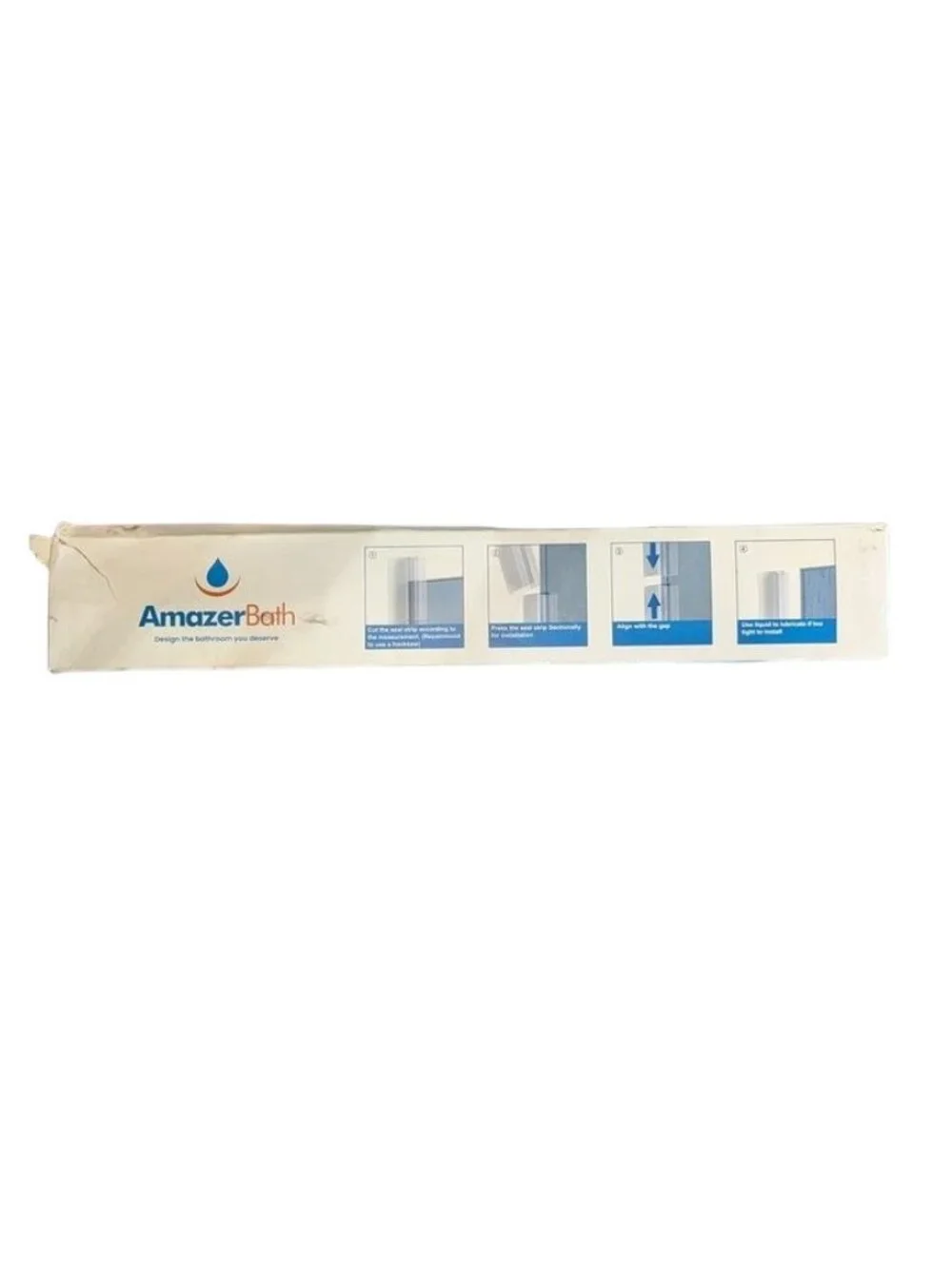 NEW AmazerBath 5 piece Shower Door Side Seal Strip 3/8